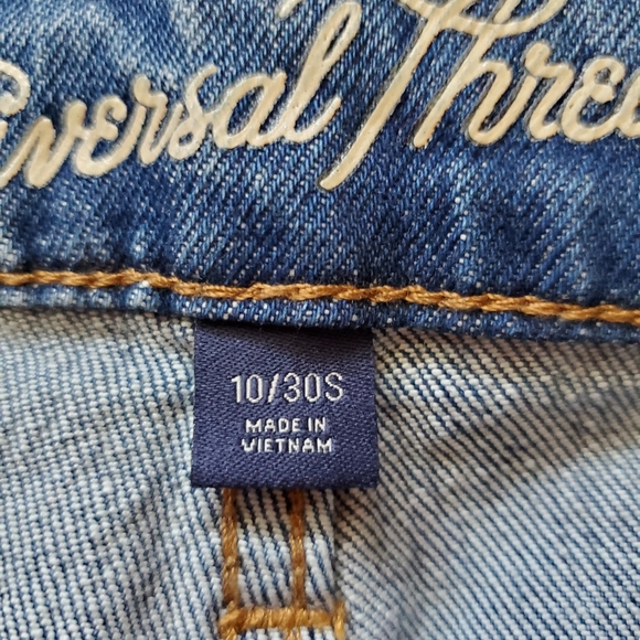 Universal Threads Vintage Straight Medium Wash Size 10 Short - Picture 3 of 14